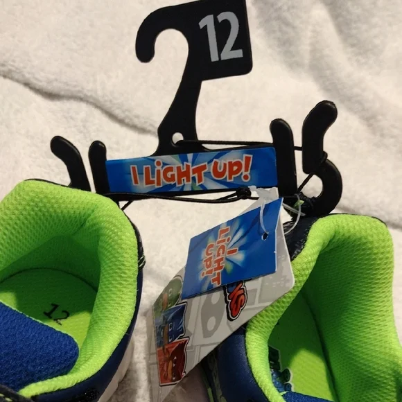 PJ Masks Kids Light-Up Blue and Green Sneakers - Picture 2 of 3